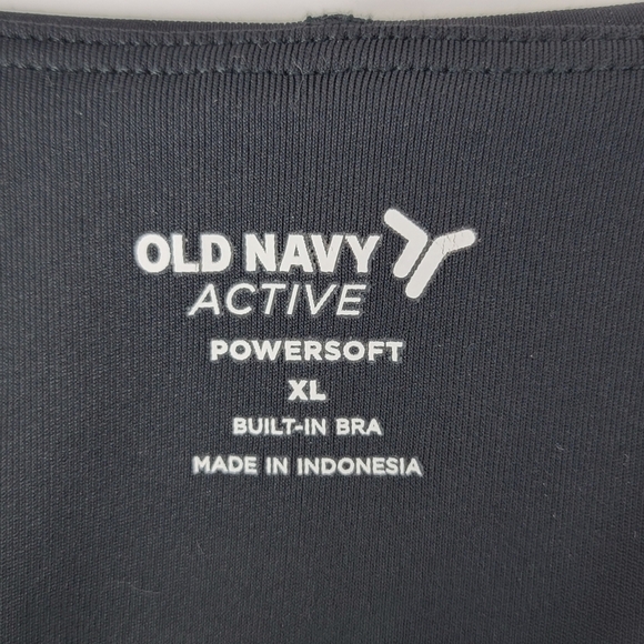 Old Navy Black PowerSoft Athletic Square Neck Dress With Shorts Sz XL NEW - Picture 10 of 14